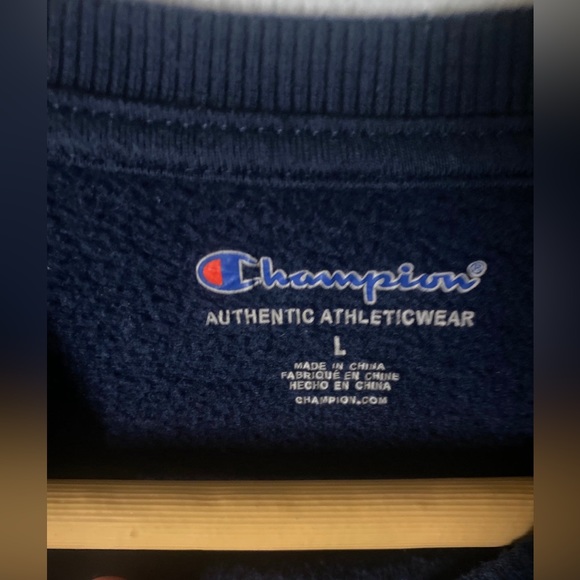 2 Champion Dark Blue hoodies - Picture 4 of 4
